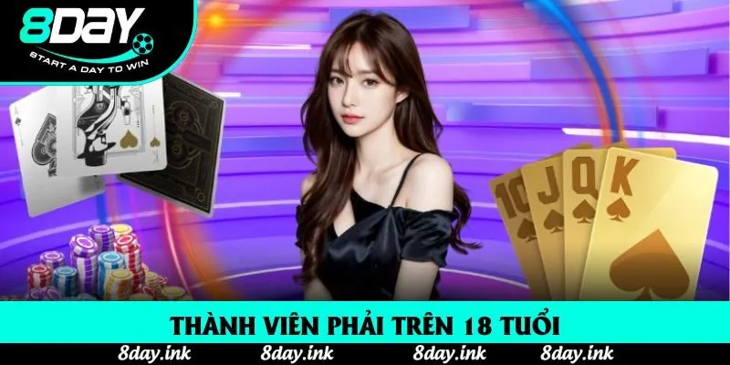 Thành viên phải trên 18 tuổi