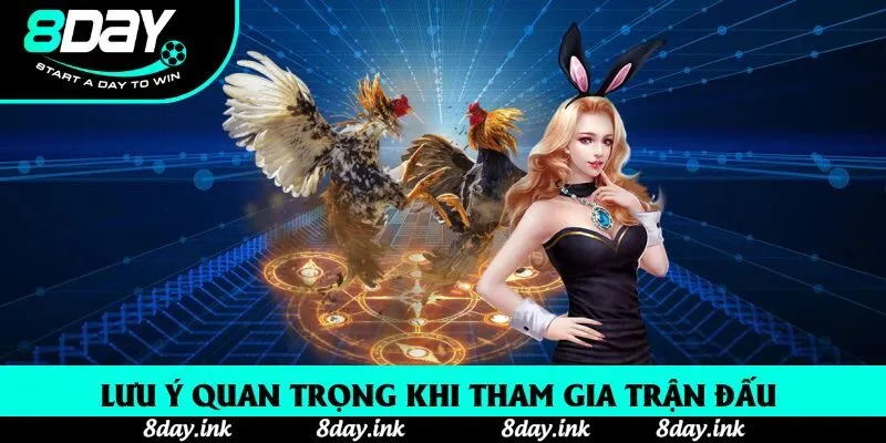 Lưu ý quan trọng khi tham gia trận đấu 